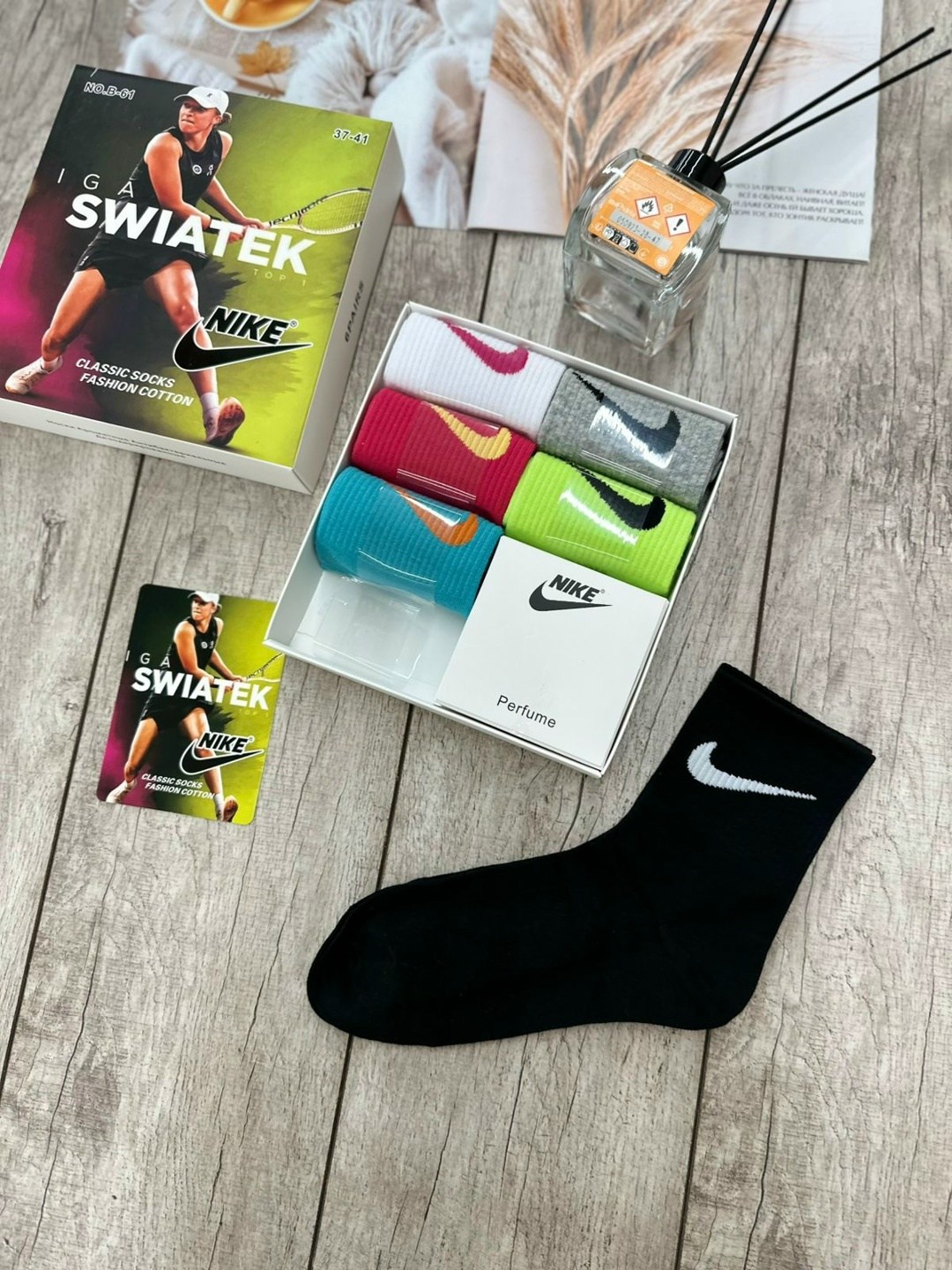 носки nike в коробке,подарочный набор носков найк,носки nike в подарочной коробке,носки nike,носки жeнские спортивные nike