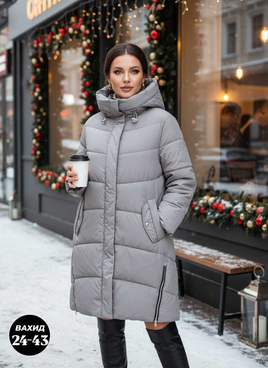 женский пуховик 7102-104,куртка зимняя женская,зимние куртки и пуховики,зимняя куртка,пуховик женский удлиненный