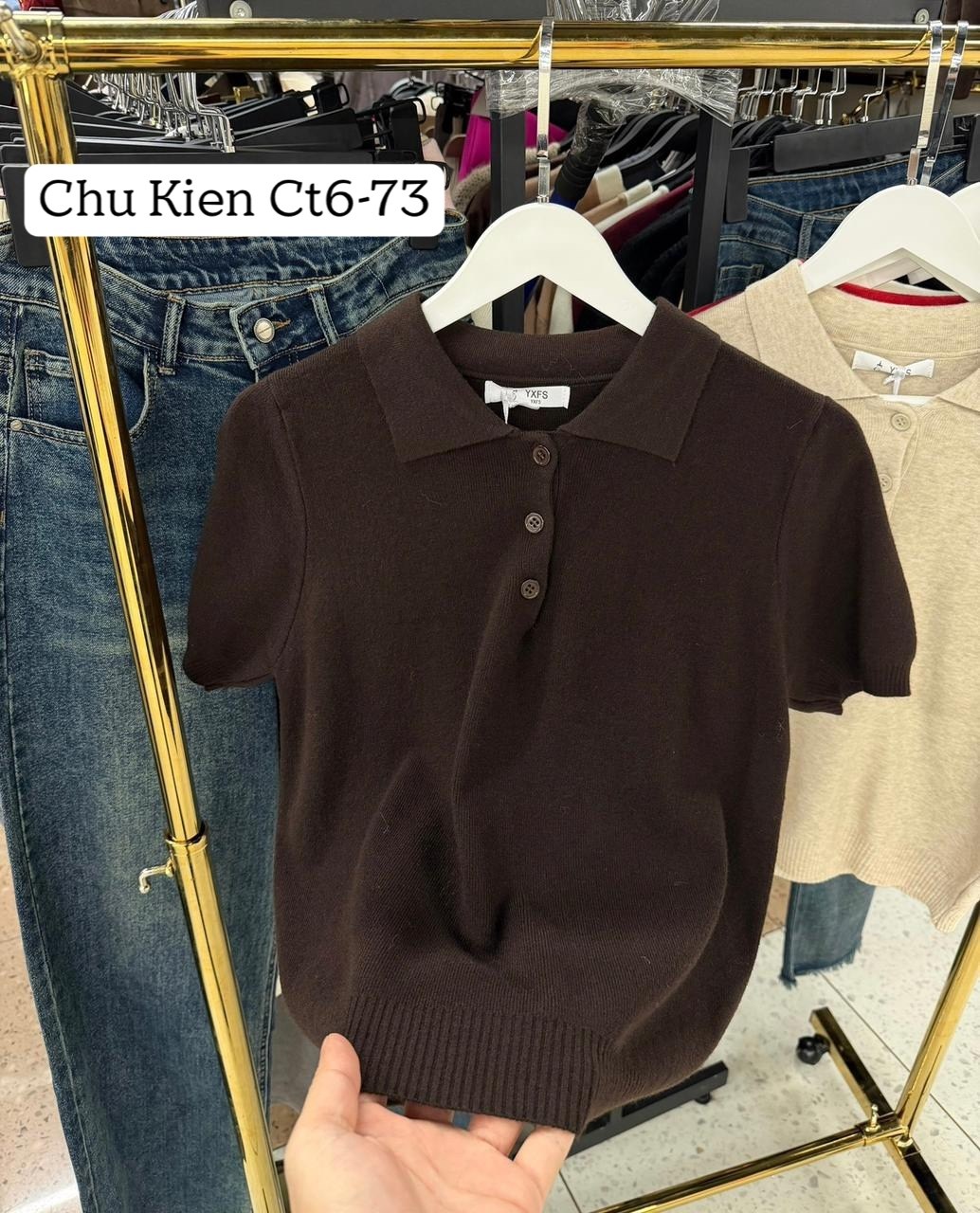 женская кофта,свитер поло,,стильный свитер,джемпер женский gloria jeans gsw005764 коричневый