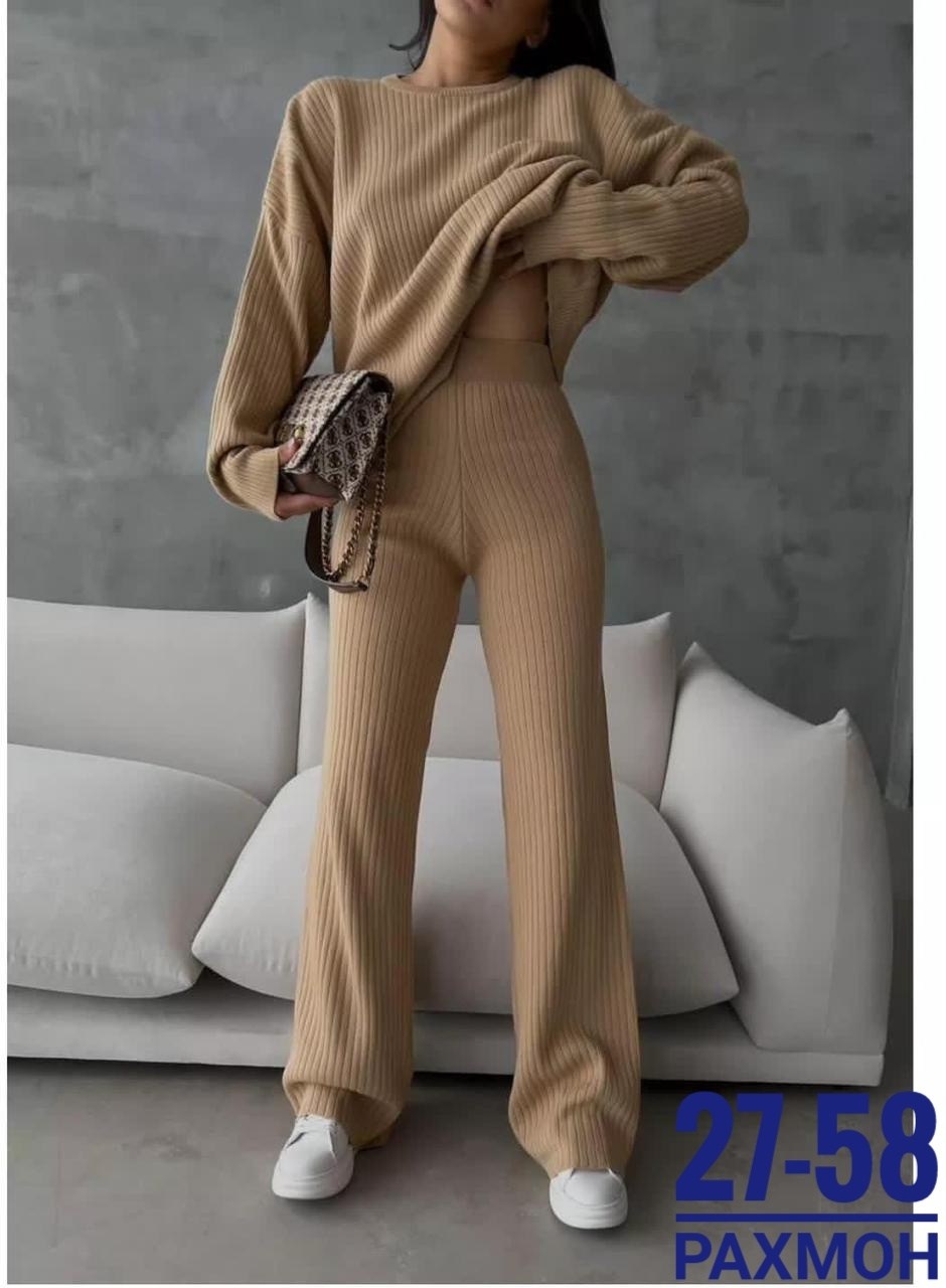 кашемировый женский костюм двойка,женские костюмы,трикотажный костюм двойка qu style,трикотажный костюм,вязаные костюмы