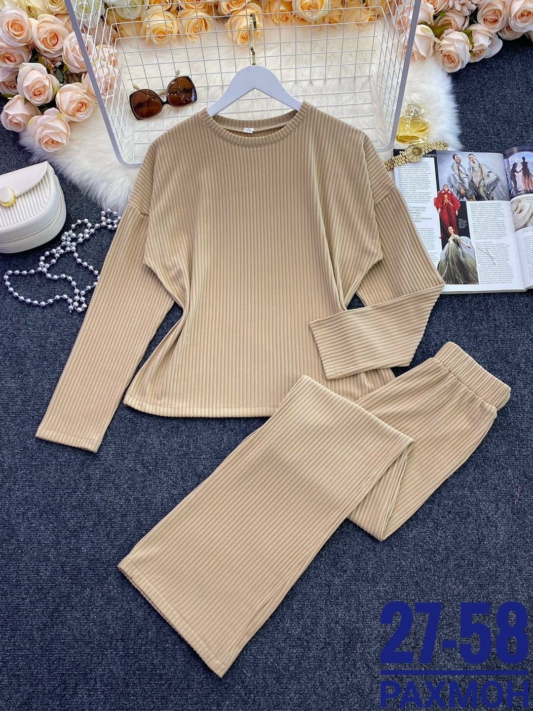 кашемировый женский костюм двойка,женские костюмы,трикотажный костюм двойка qu style,трикотажный костюм,вязаные костюмы