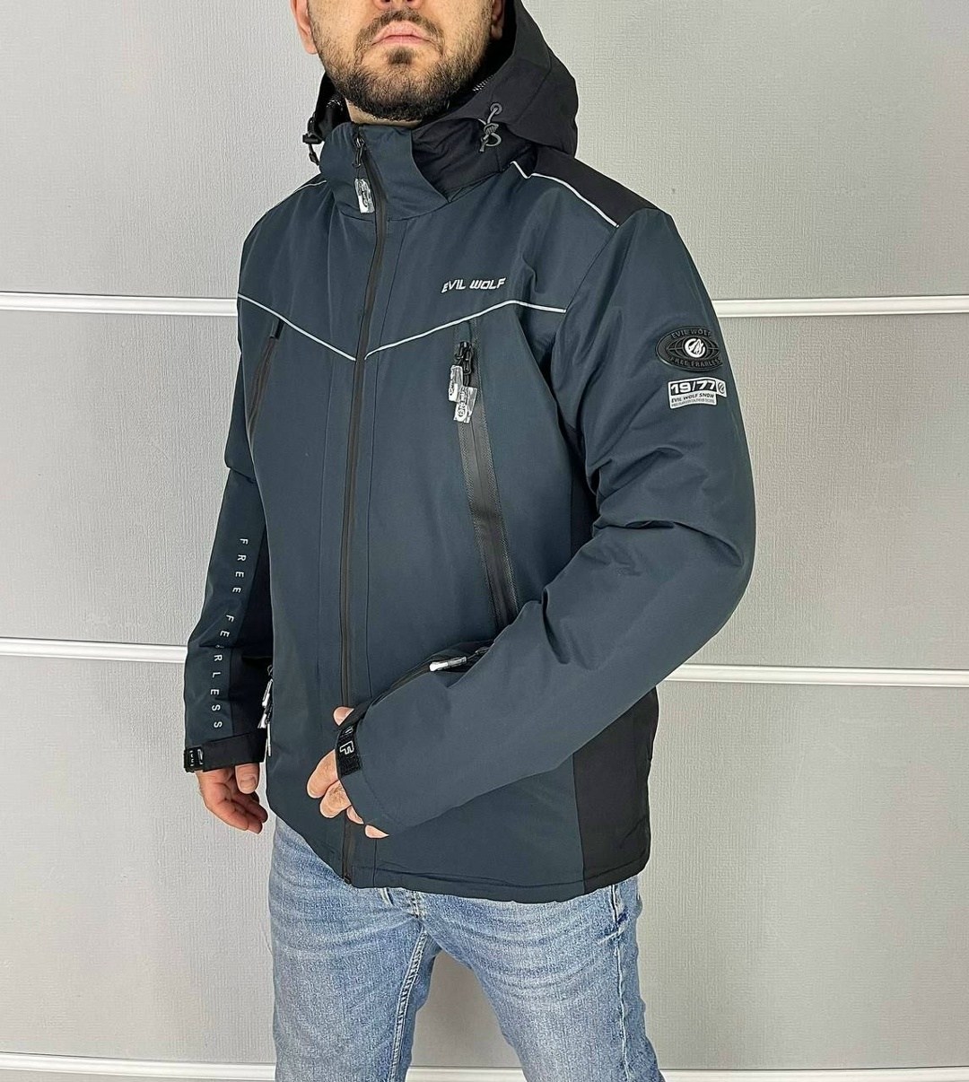 горнолыжная куртка evil wolf,горнолыжная куртка мужская,горнолыжная куртка мужская с капюшоном,мужская зимняя горнолыжная куртка evil wolf,горнолыжная куртка