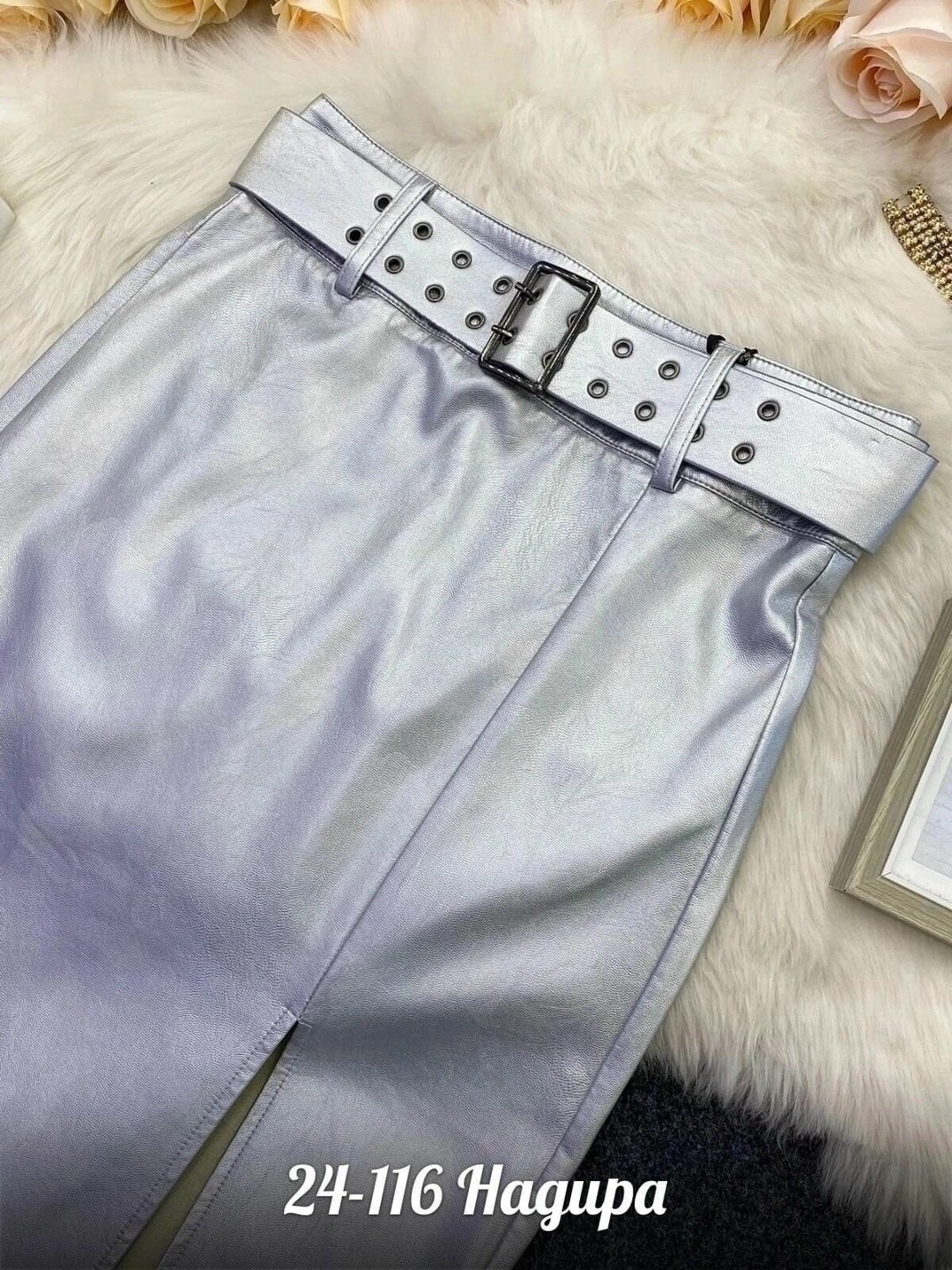 юбка серебро,брюки кожаные женские,повседневные брюки,серебряные брюки,модные штаны