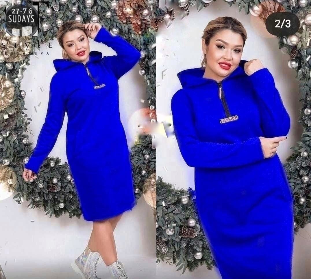 платье на флисе,платье утепленное женское,платье теплое,теплое платье с капюшоном,спортивное платье женское