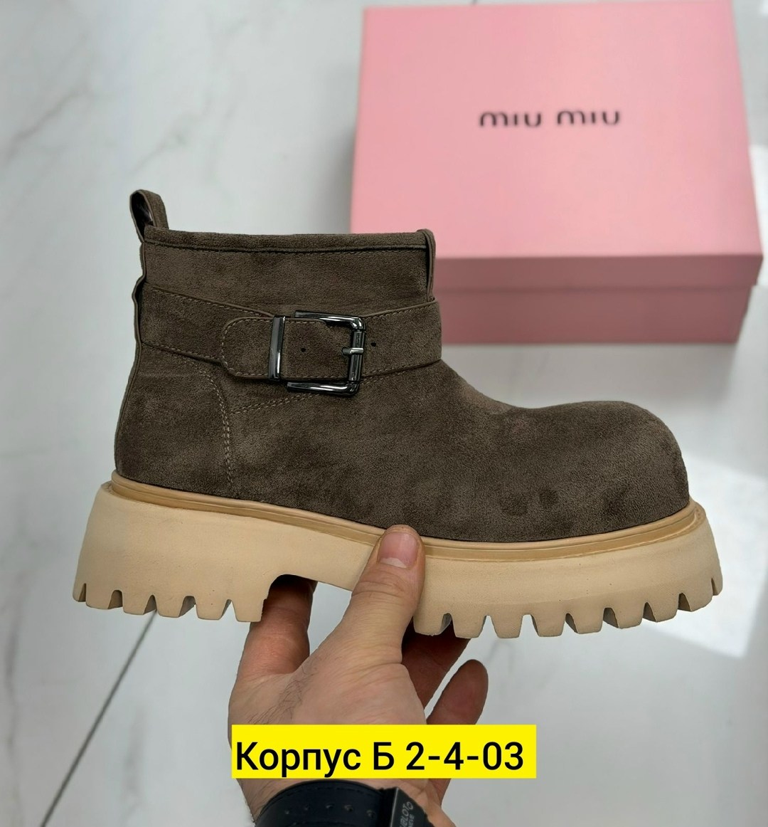 , женская,женские ботинки,ботинки,ботинки miu miu