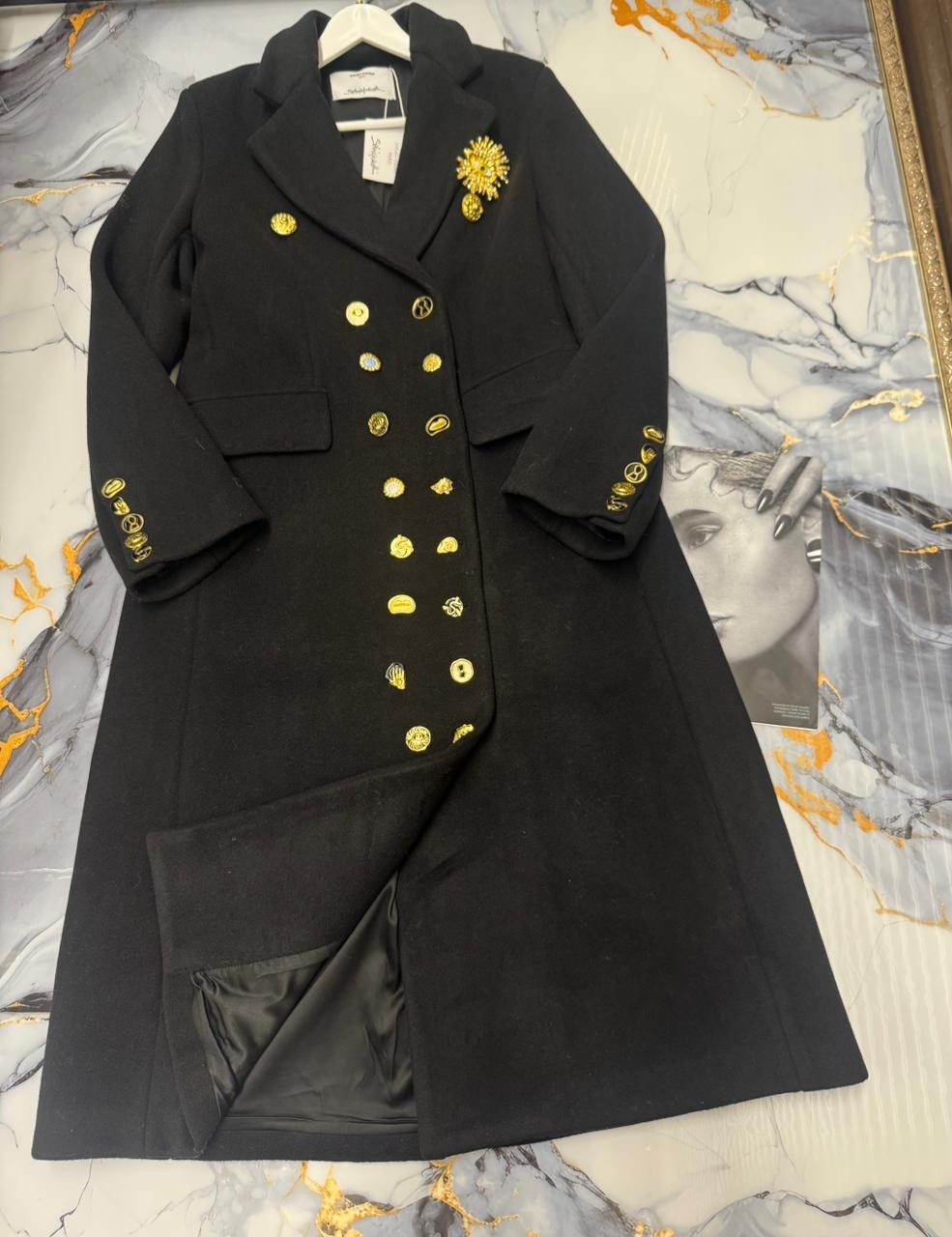 двубортное пальто милитари,модное пальто,пальто в стиле милитари,пальто бальман,женское пальто