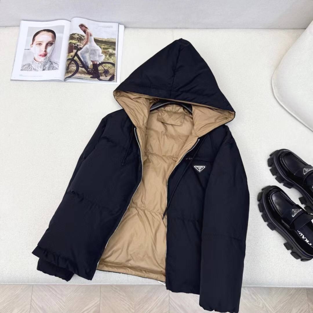 пуховик prada,пуховик prada женский,пуховик прада,куртка prada,женский черный пуховик prada арт 7m532
