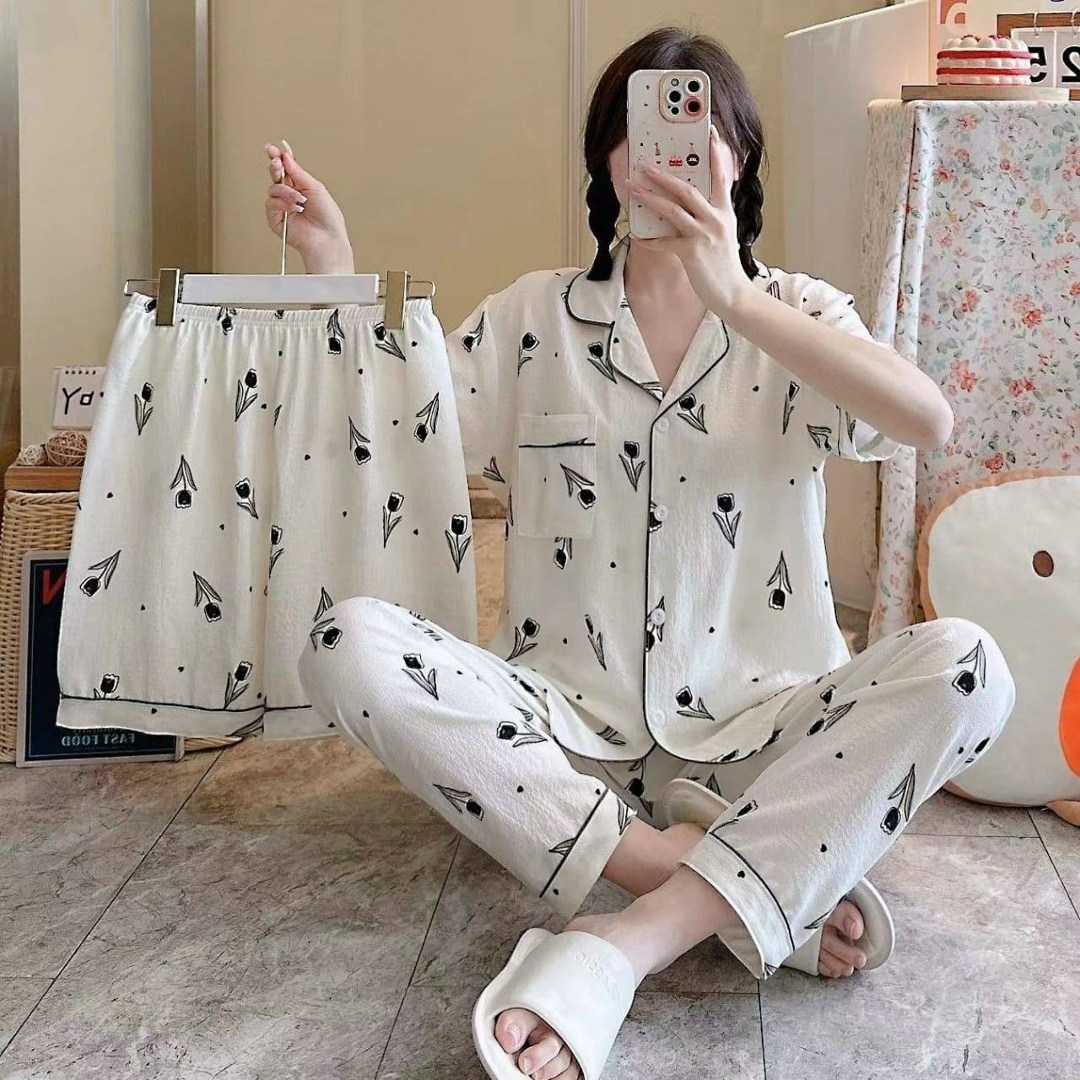комплект женской пижамы,пижамы женски,свободные пижамы для девушек,пижама женская тройка,комплект пижама