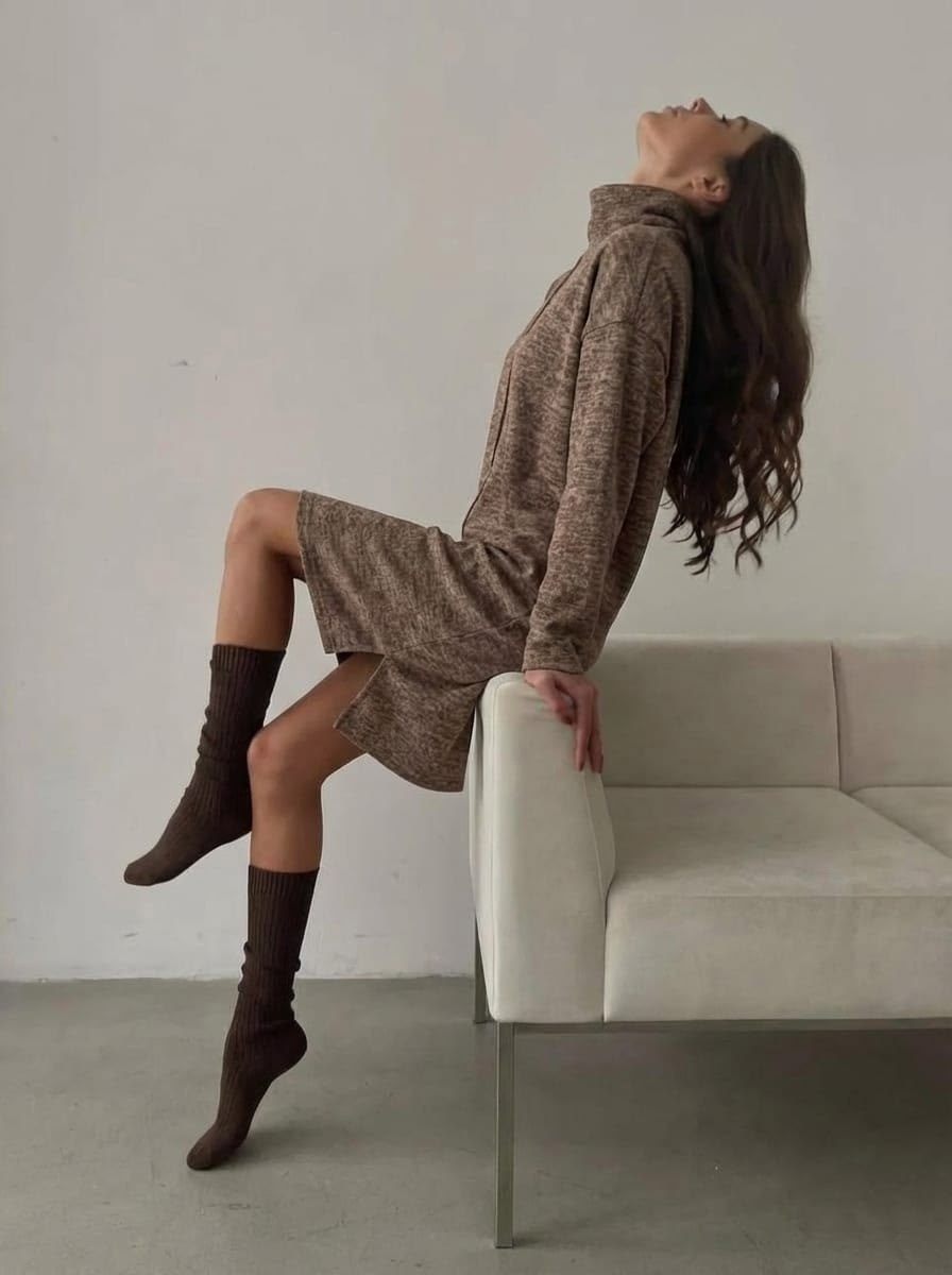 платье женская,трикотажное платье,платье теплое,шерстяное платье,вязаное платье