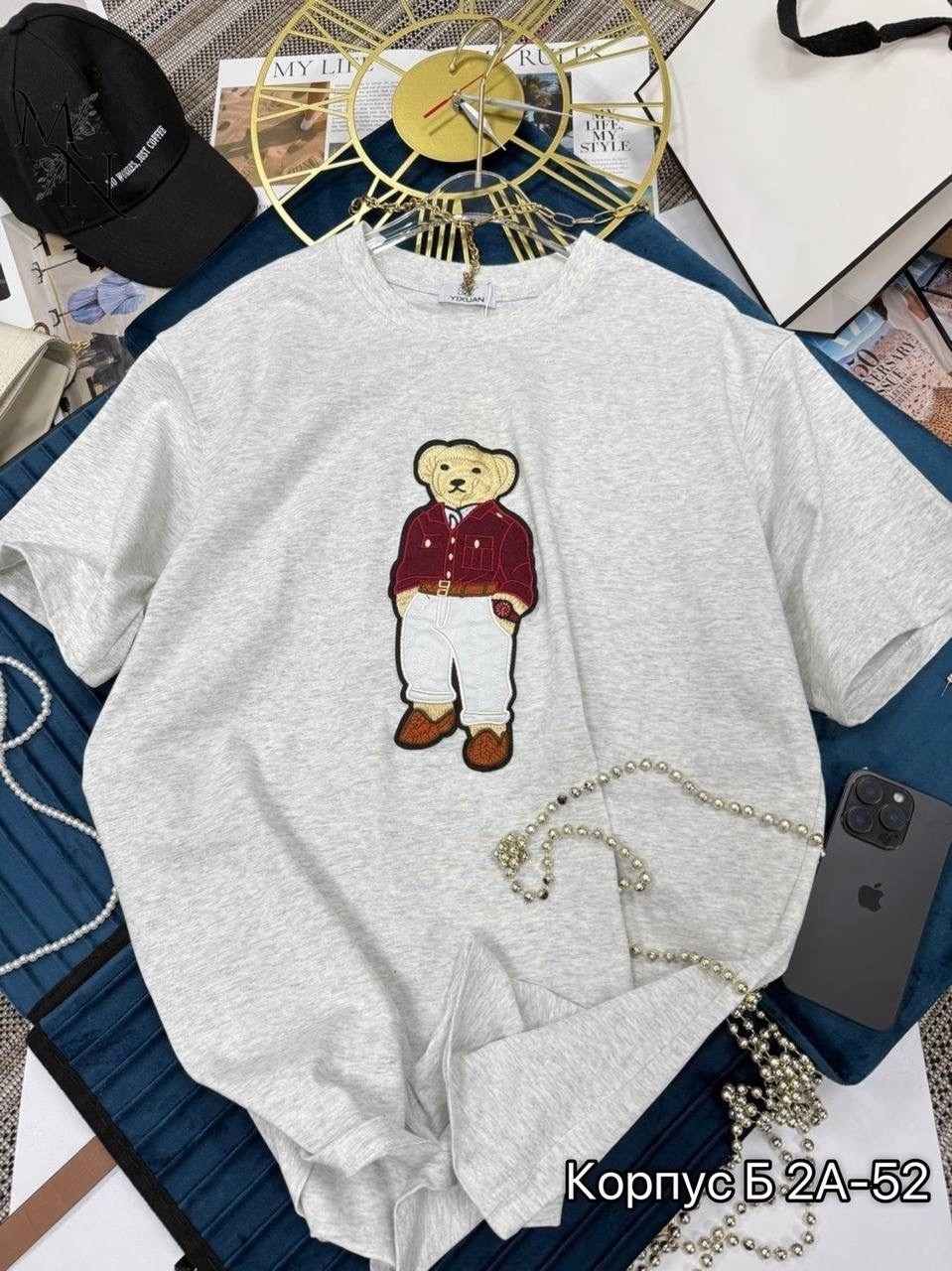 футболка хлопок,футболка с мишками,футболка с вышивкой,футболка хб,детская футболка