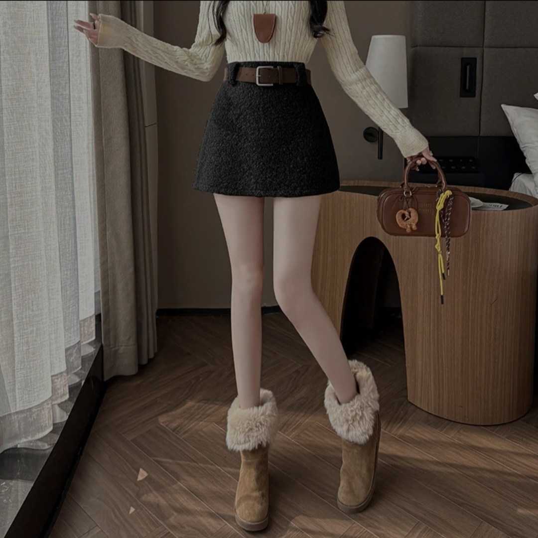 юбка,юбка женская,юбка с поясом,юбка мини,теплая юбка