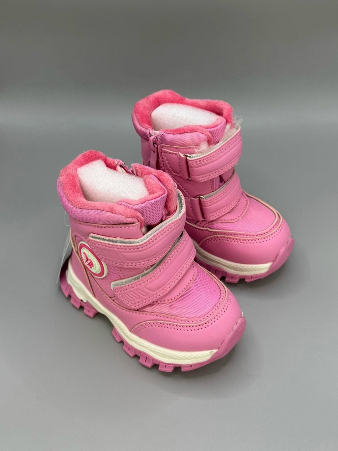 ботинки зима для девочек триопт,,детские зимние ботинки,детские ботинки,ботинки зима для девочек f358-4q серебро