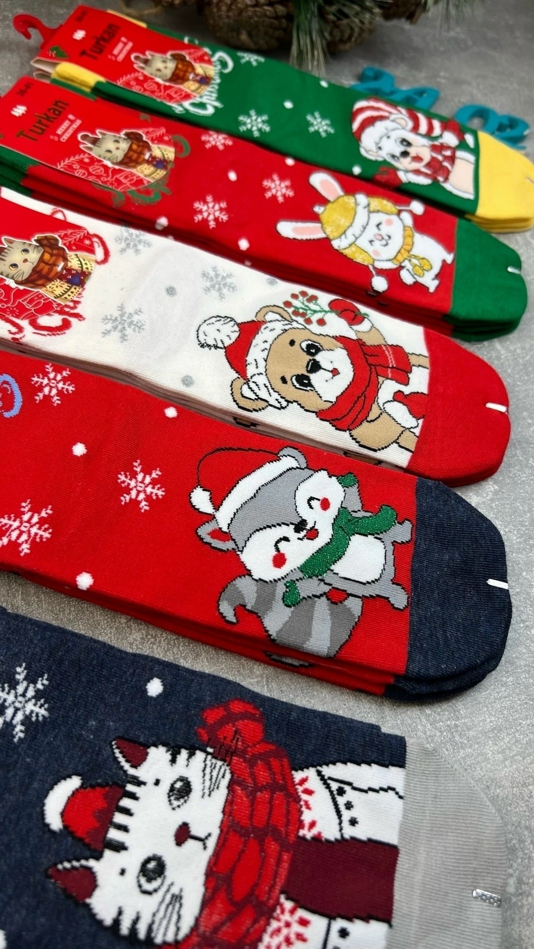 носки женские новогодние,носки новогодние,набор новогодние носки,носки подарочные новогодние,носки новогодние 10 пар
