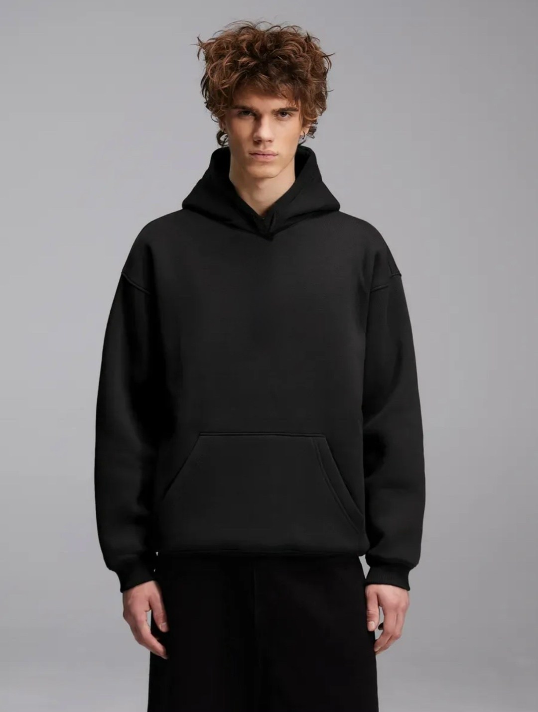 толстовка мужская оверсайз 14429 черный,толстовка оверсайз,толстовка с капюшоном,худи оверсайз,чёрное худи оверсайз