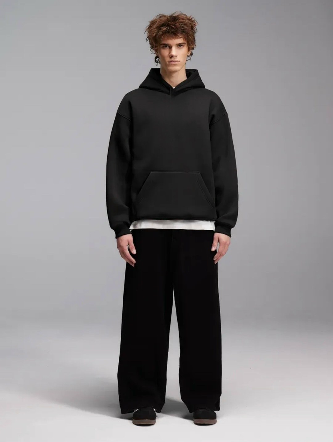 толстовка мужская оверсайз 14429 черный,толстовка оверсайз,толстовка с капюшоном,худи оверсайз,чёрное худи оверсайз