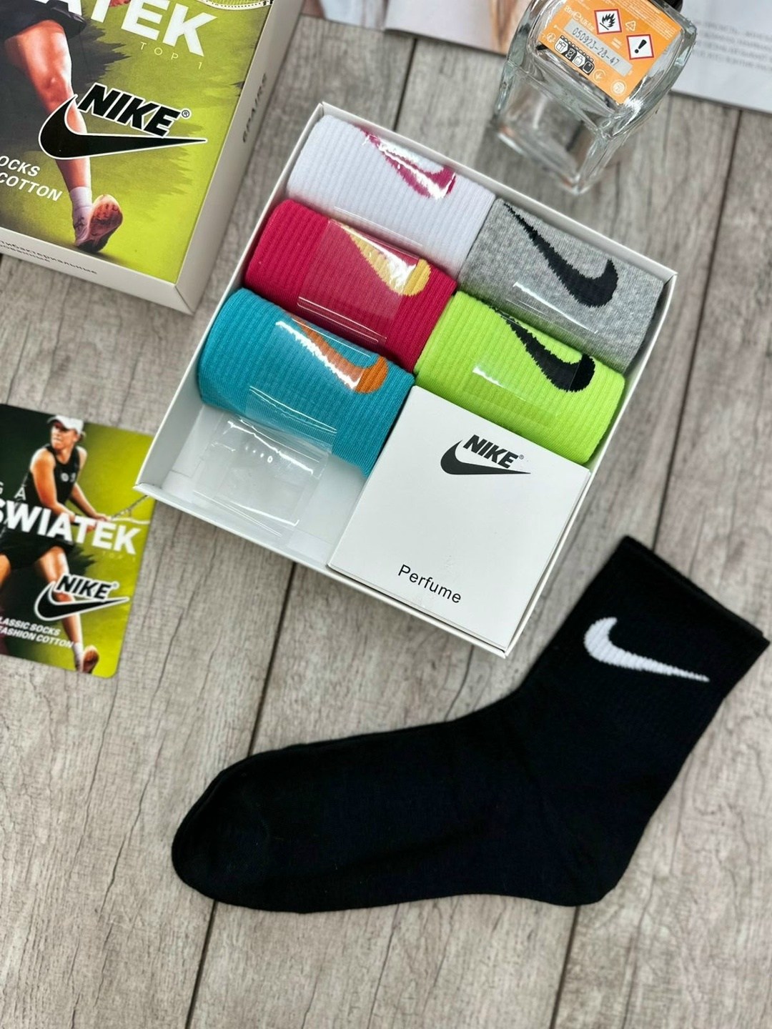 носки nike в коробке,носки nike,подарочный набор носков найк,носки nike в подарочной коробке,носки жeнские спортивные nike