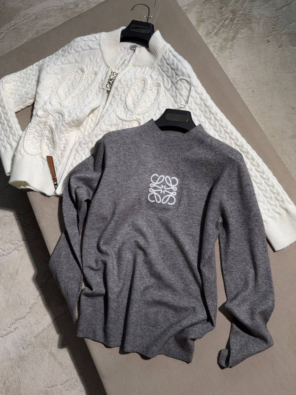 женская кофта,свитера вязаные,свитер,свитер stella mccartney aran с косами серый,женский свитер