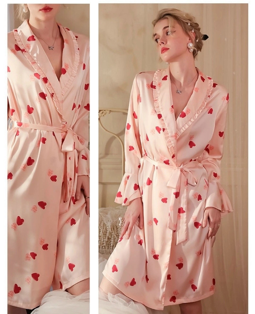 халат женский шелковый,атласный халат,халат кимоно женский,женский халат,пижамы для женщин