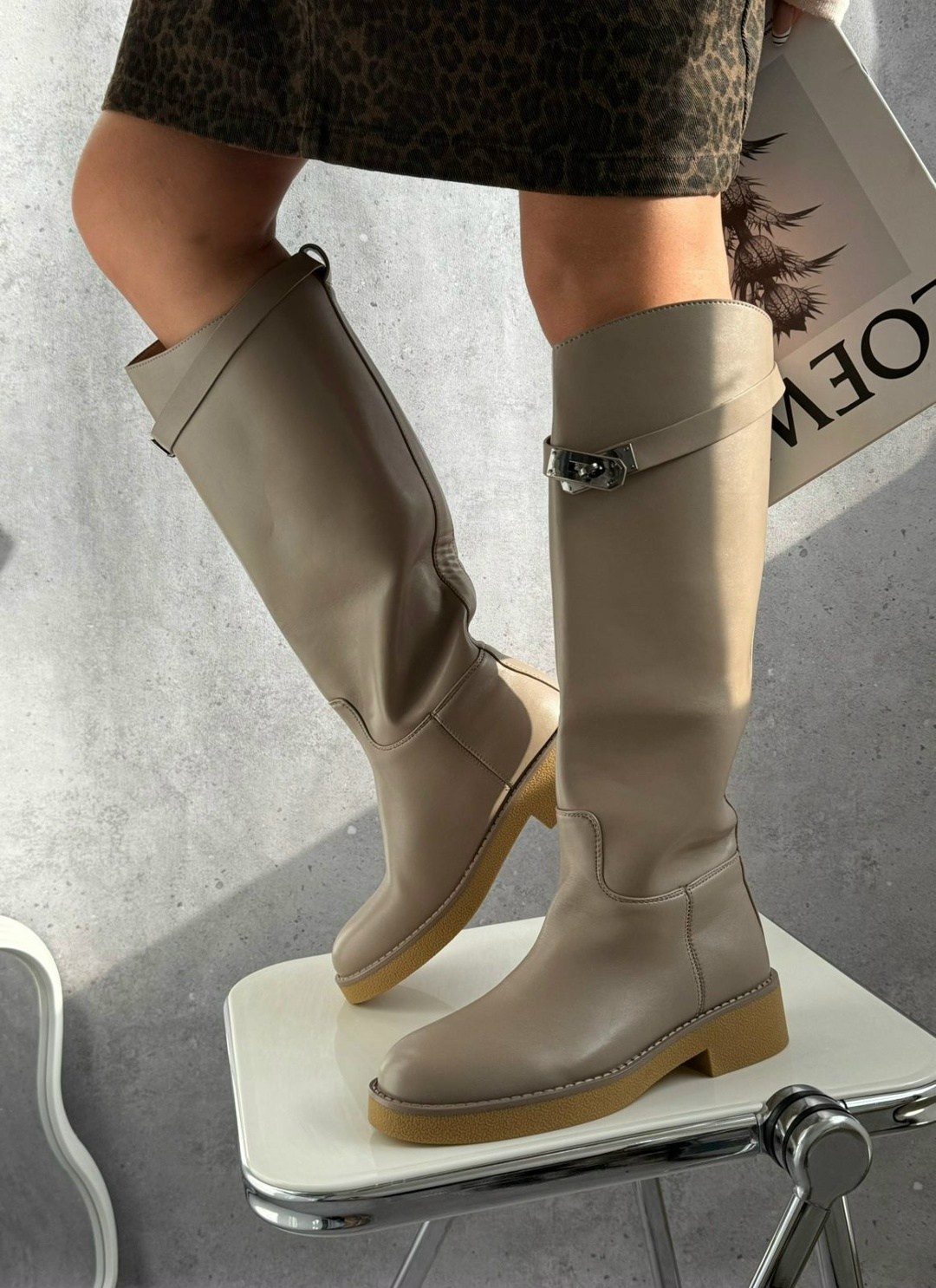 сапоги hermes,сапоги эрмес,hermes женские кожаные сапоги premium brown,сапоги эрмес оригинал,сапоги гермес