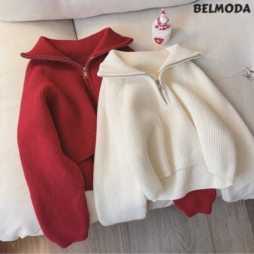 женский свитер на молнии вязаный свободный однотонный топ one size серый,свитер с высоким воротом,свитер в корейском стиле,трендовый женский молодежный свитер с воротником на молнии вязаный,свитер мод