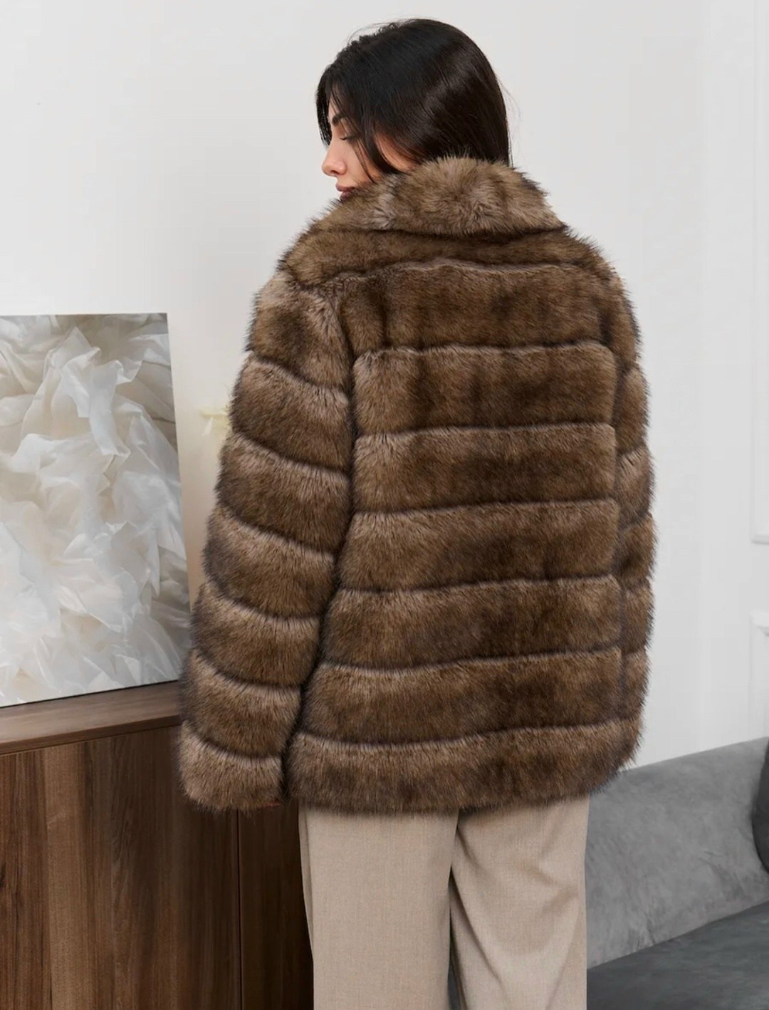 шуба из соболя,шуба из куницы,соболь шуба,соболиная шуба,шуба из куницы 25815 коричневый