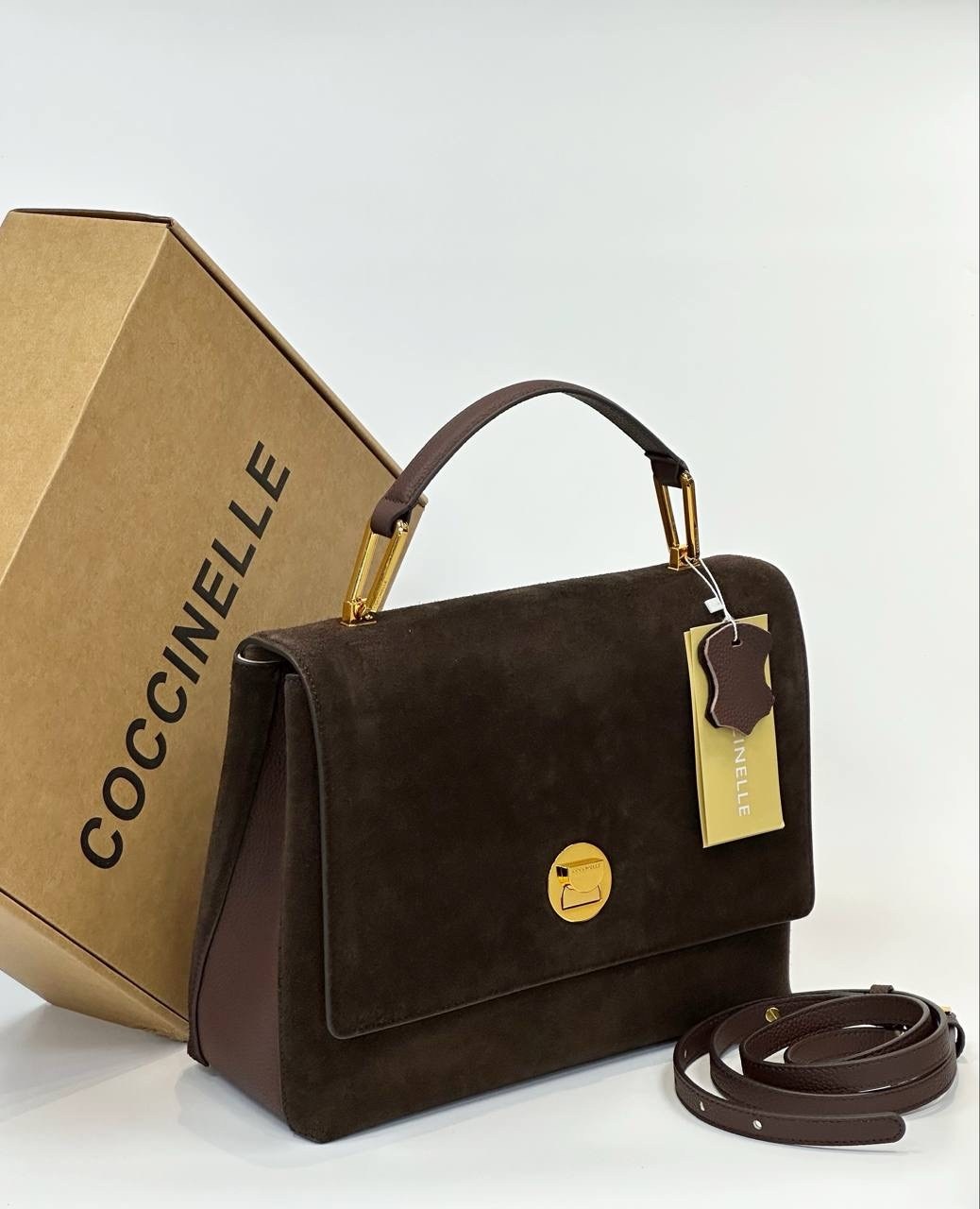 сумка coccinelle liya suede,замшевая сумка,замшевая сумка coccinelle,сумка женская замшевая,сумка coccinelle