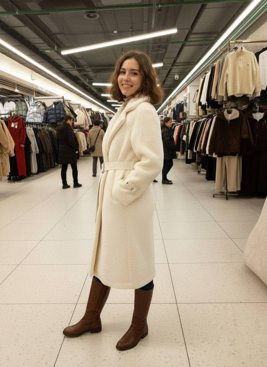 пальто женское,пальто экомех барашек ville outlet,шерстяное пальто,шуба чебурашка премиального качества с поясом,пальто