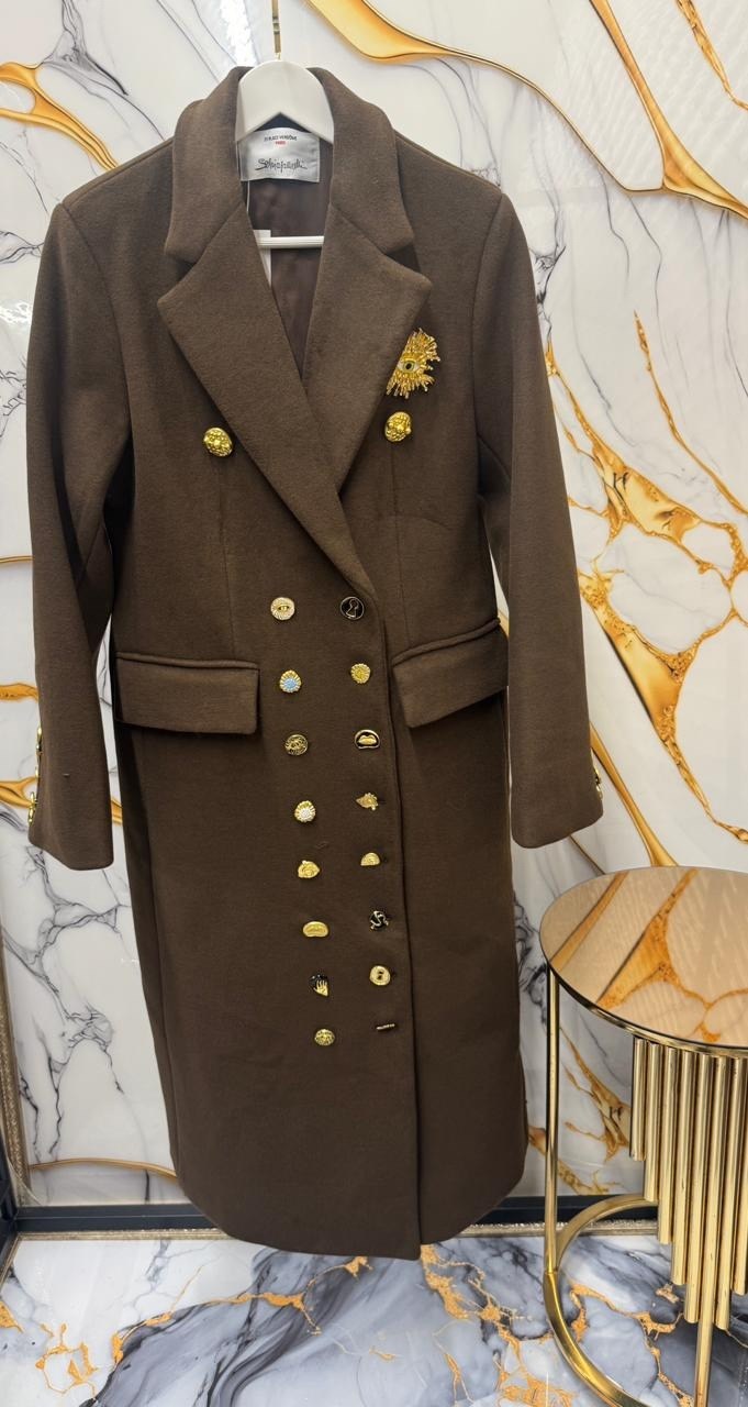 двубортное пальто милитари,модное пальто,пальто в стиле милитари,пальто бальман,женское пальто