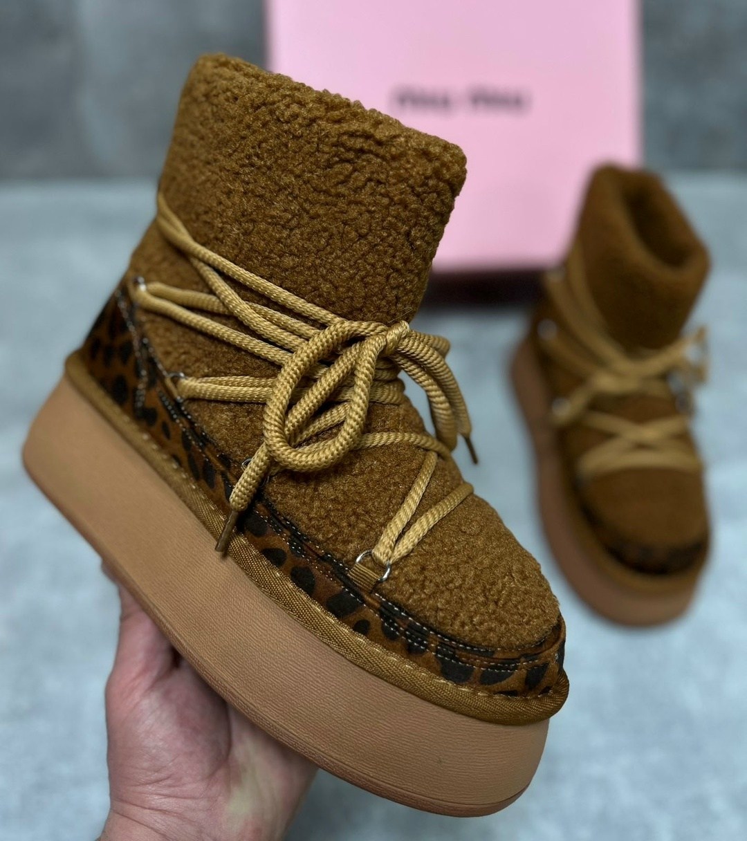 угги луноходы меховые на высокой подошве besmoda shoes 256523753,,женские угги,дутики,угги женские на платформе зимние chiyme