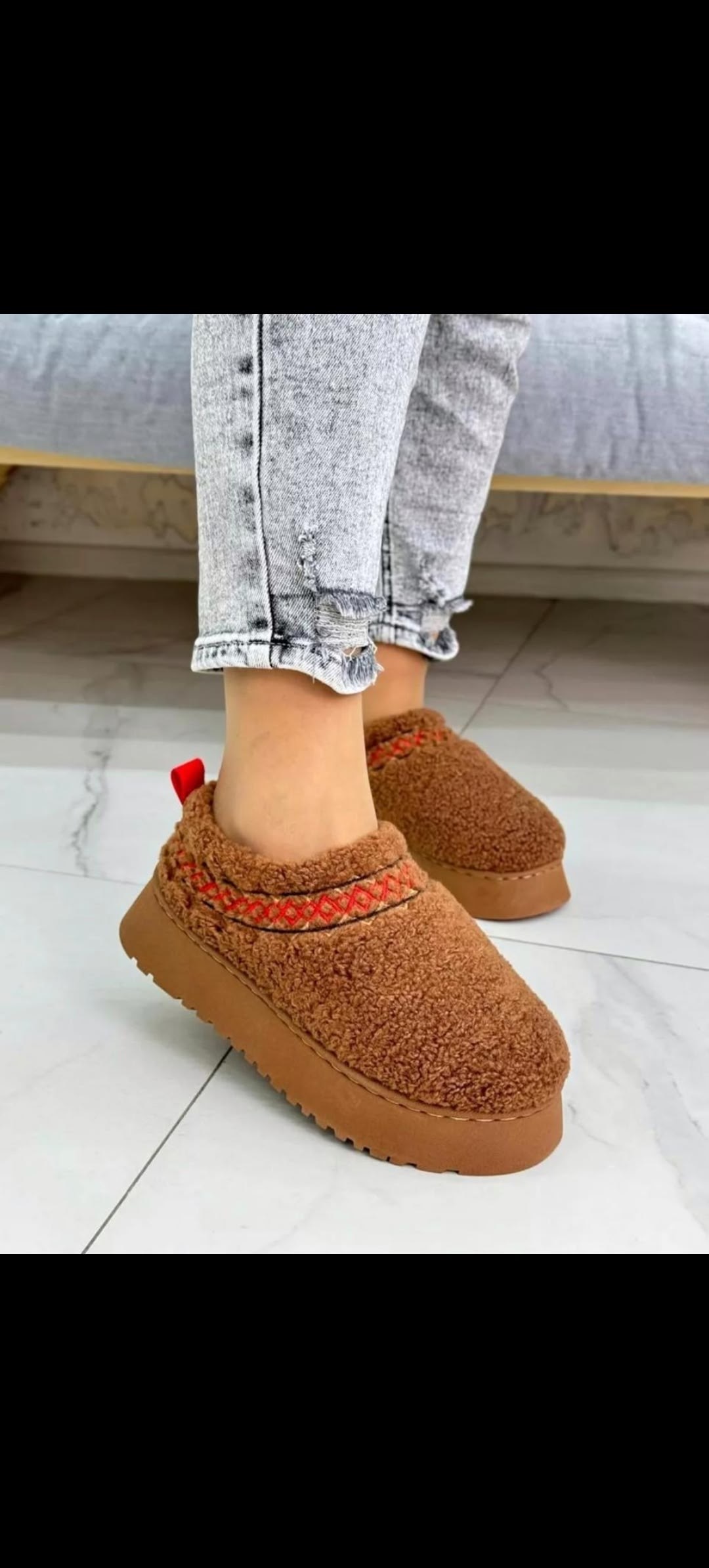 угги женские,,модные тапочки,тапочки на платформе,зимние тапочки