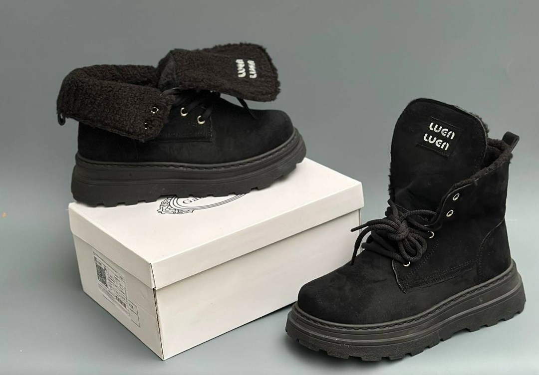 ,женские ботинки зимние,женские ботинки,ботинки miu miu, женская