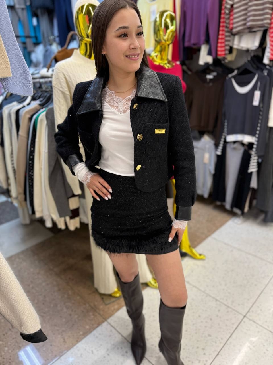 жакет,женский твидовый пиджак,жакет твидовый женский,короткое пальто,твидовая куртка