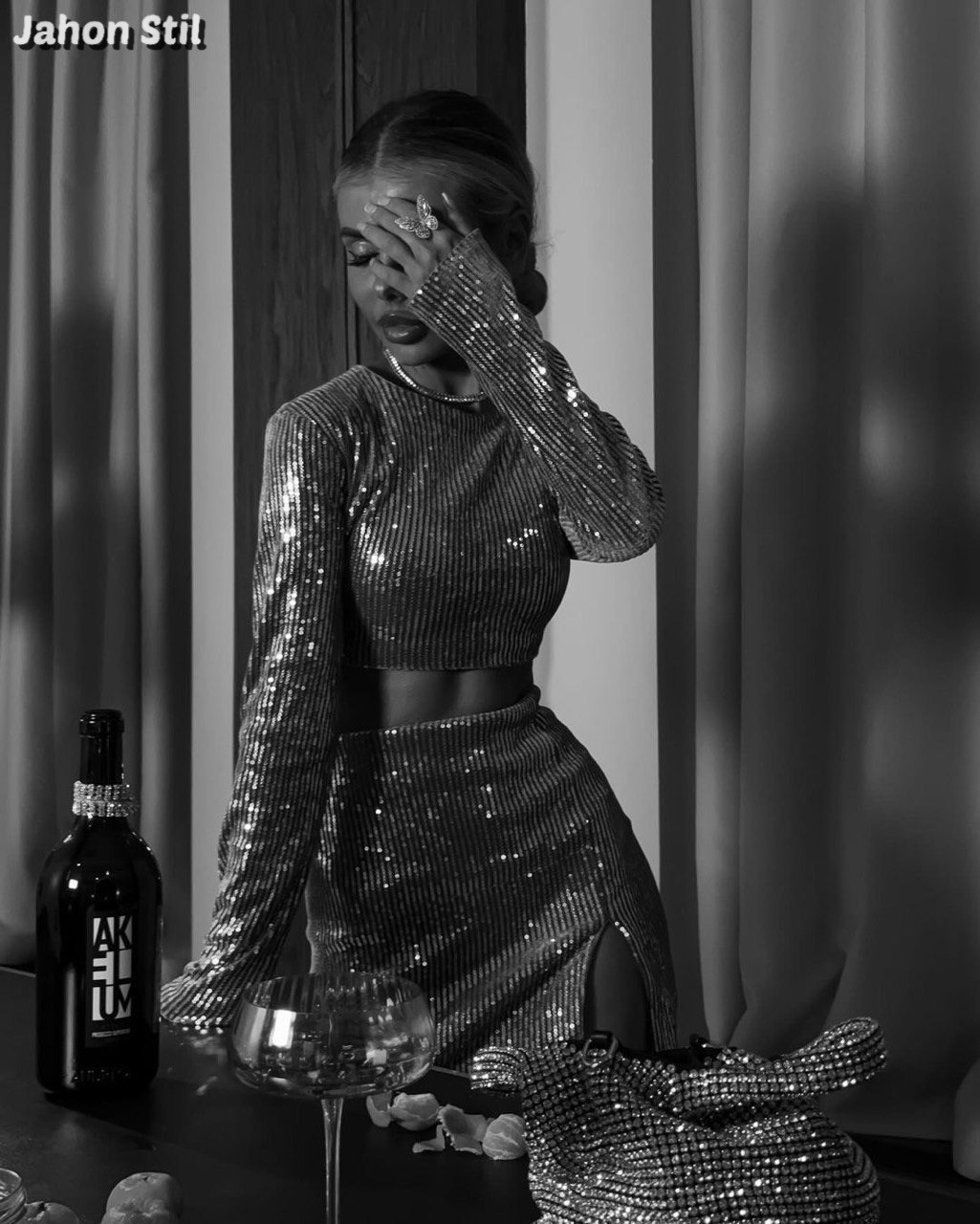 праздничный вечерний костюм с юбкой и топом из пайеток siyaydetka цвет серебро,праздничный вечерний костюм с юбкой и топом из пайеток siyaydetka 283023015,костюм двойка с пайетками,женский костюм двой