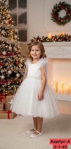 новогоднее платье для девочки,детское платье,платье на девочку,нарядное платье,платье снежинка для девочки