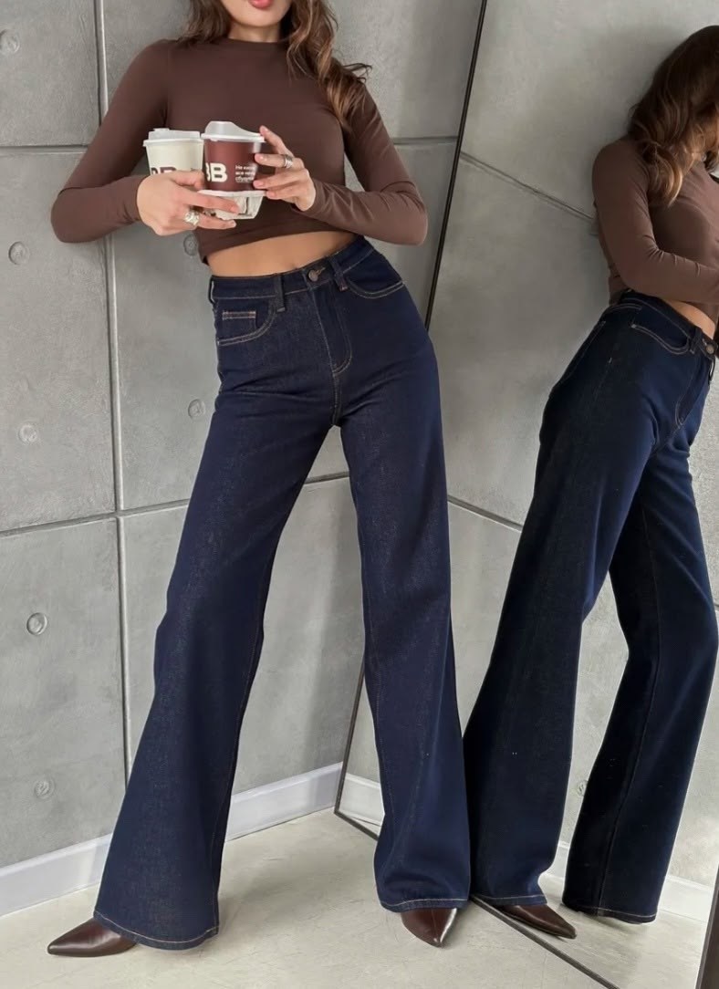 джинсы широкие прямые трубы с высокой посадкой sophi shop,женские джинсы,джинсы широкие,джинсы трубы,джинсы клеш