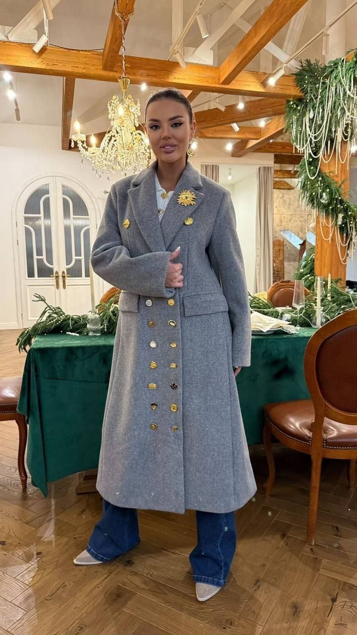 пальто модное,женское двубортное длинное шерстяное пальто,пальто в стиле милитари,пальто милитари женское,двубортное пальто