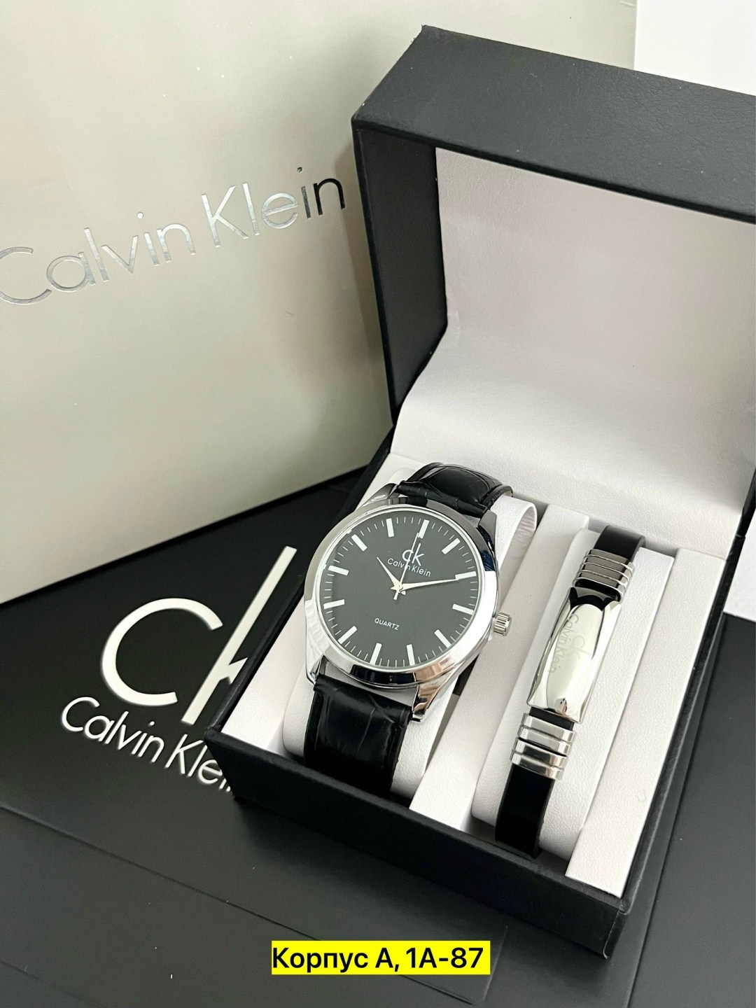 мужской подарочный набор,мужские наборы,набор часы,мужские часы calvin klein,подарочный набор наручных часов