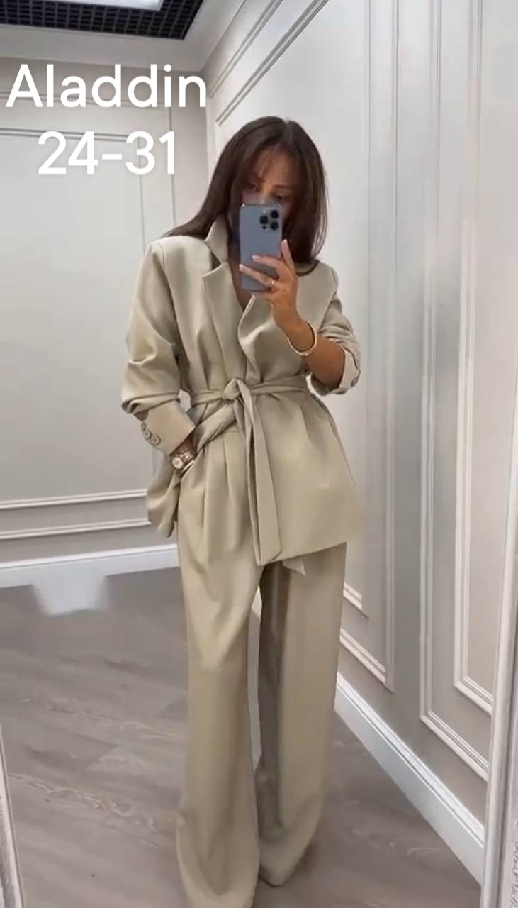 брючный костюм,женский брючный костюм,брючный костюм элегантный,костюм женский с брюками палаццо,брючный костюм из шелка армани