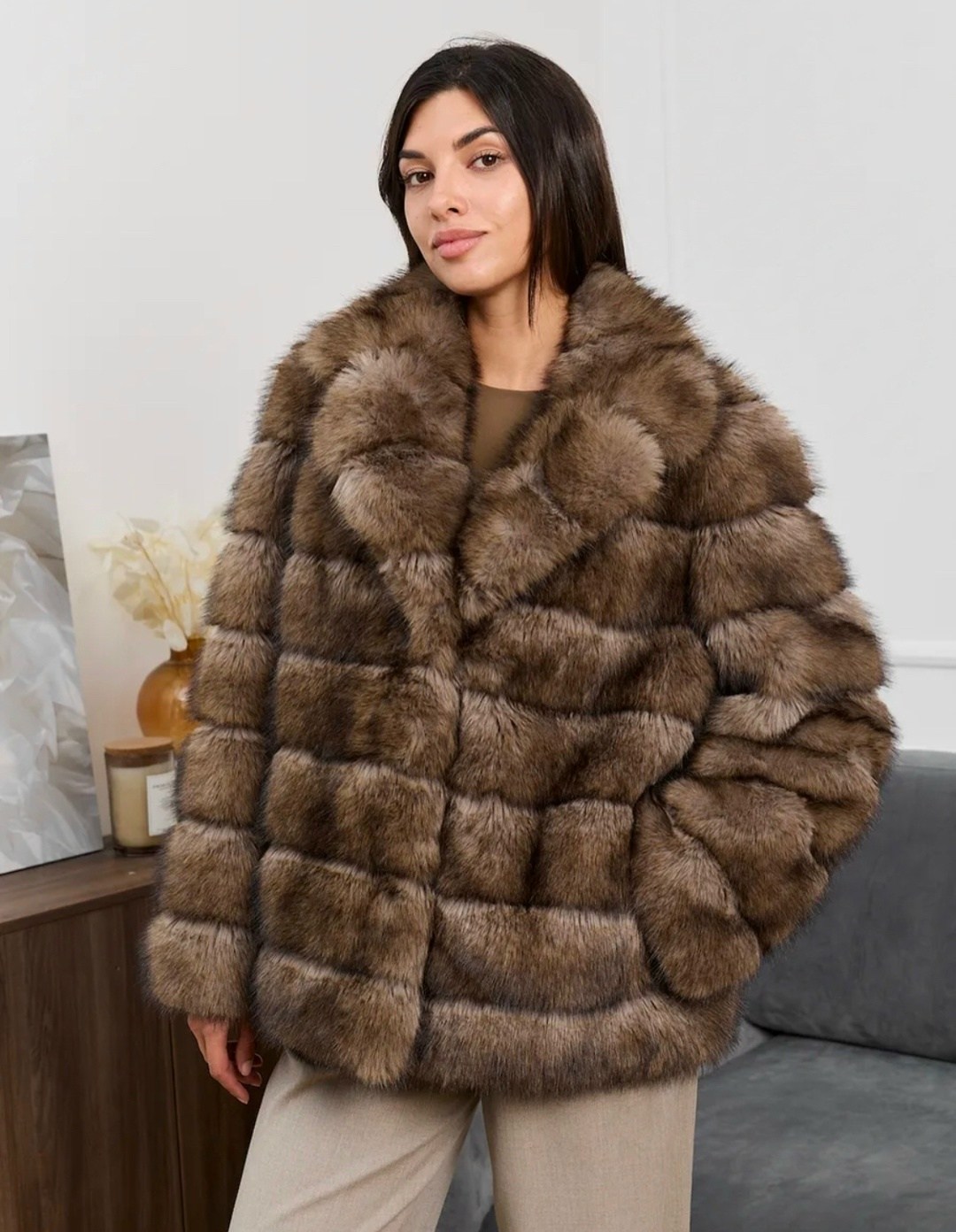 шуба из соболя,шуба из куницы,соболь шуба,соболиная шуба,шуба из куницы 25815 коричневый