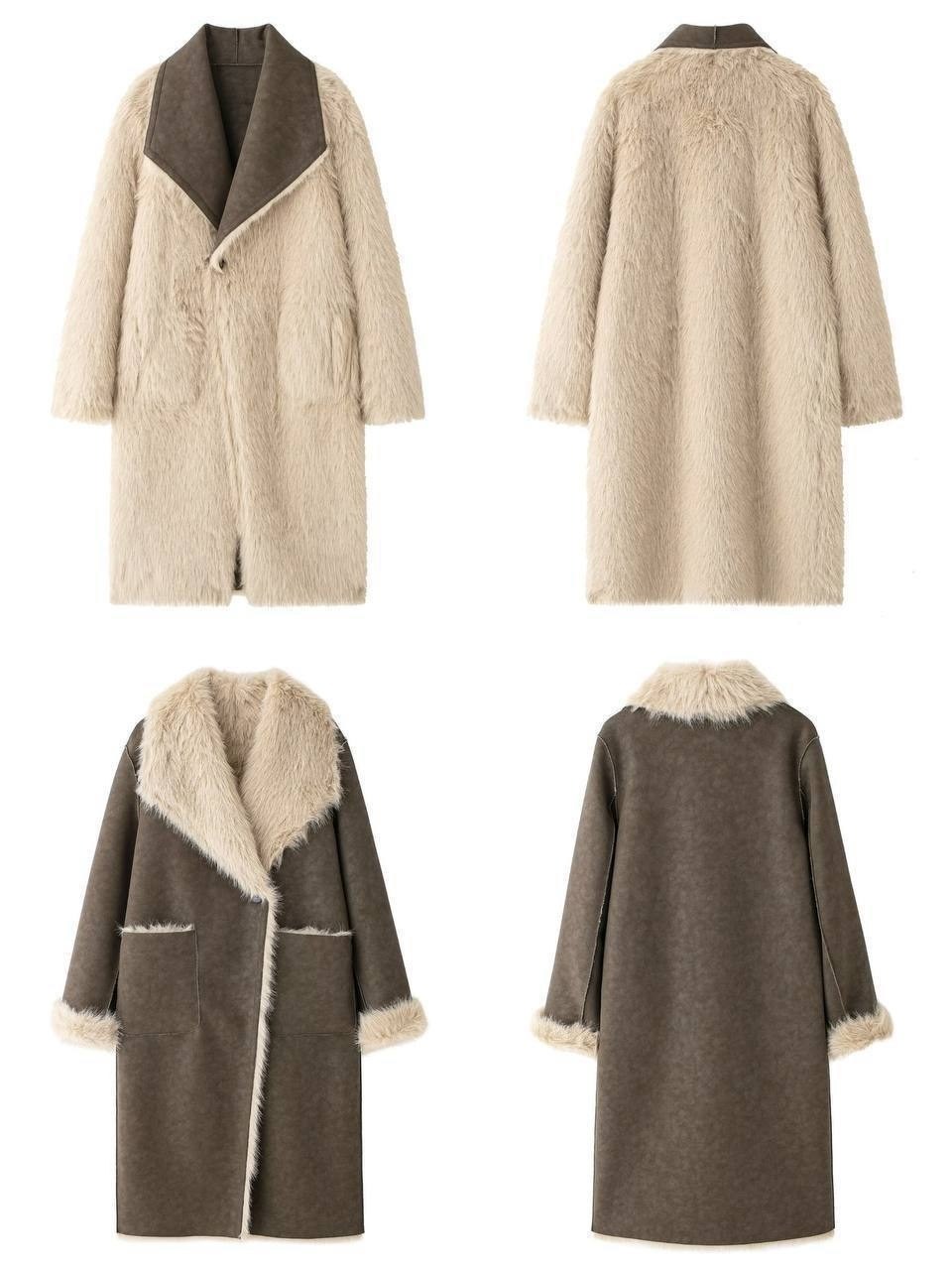 длинные дубленки,длинное пальто из искусственного меха,модная дубленка,дубленка