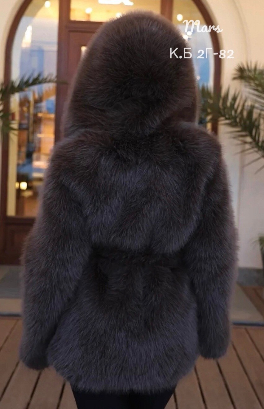 шуба из песца,песец шуба,шуба из меха финской лисы,мех песец,шуба из меха финской лисы premium шоколад