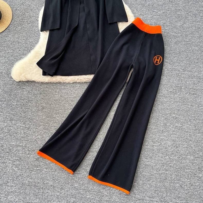 трикотажный костюм,брючный костюм,стильные костюмы,костюм с кардиганом,костюм тройка женский