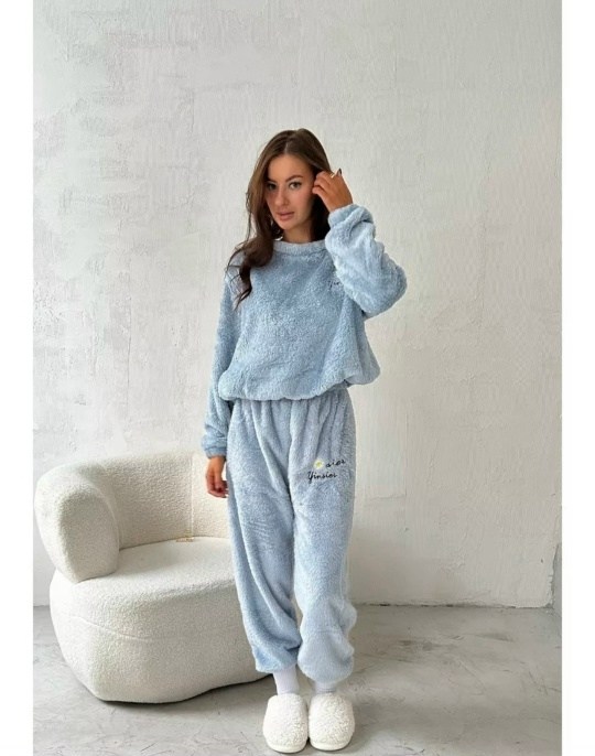 теплая пижама,пижама теплая со штанами плюшевая,домашний костюм пижама,зимняя пижама,комплект пижама