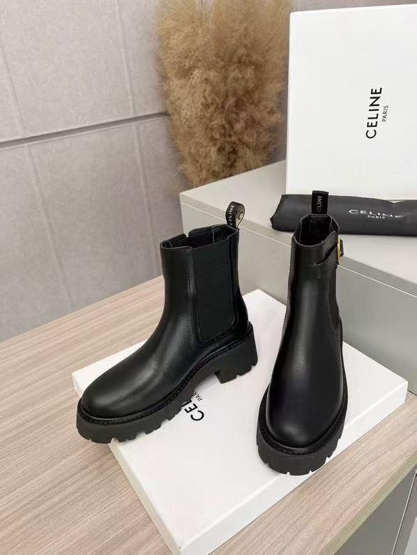 ,celine ботинки,кожаные ботинки celine,ботинки женские celine,женские ботинки