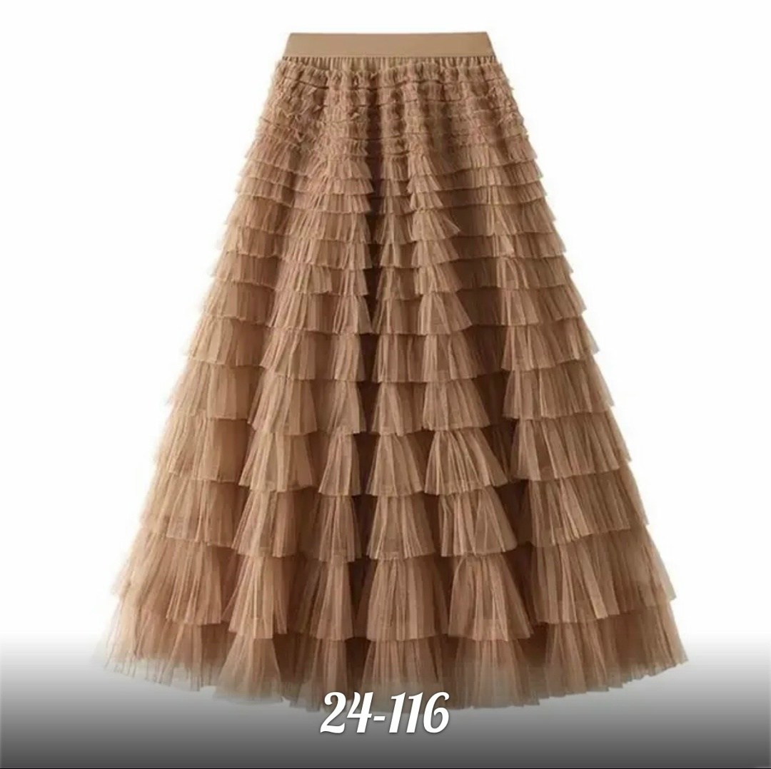 юбка многослойная,юбка средней длины,юбка с оборками,многоярусные, многослойные юбки,пышная юбка с воланами