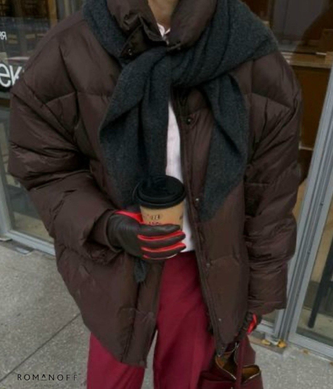 куртка оверсайз,зимние куртки,объемный пуховик,зимний стиль одежды,зимняя мода