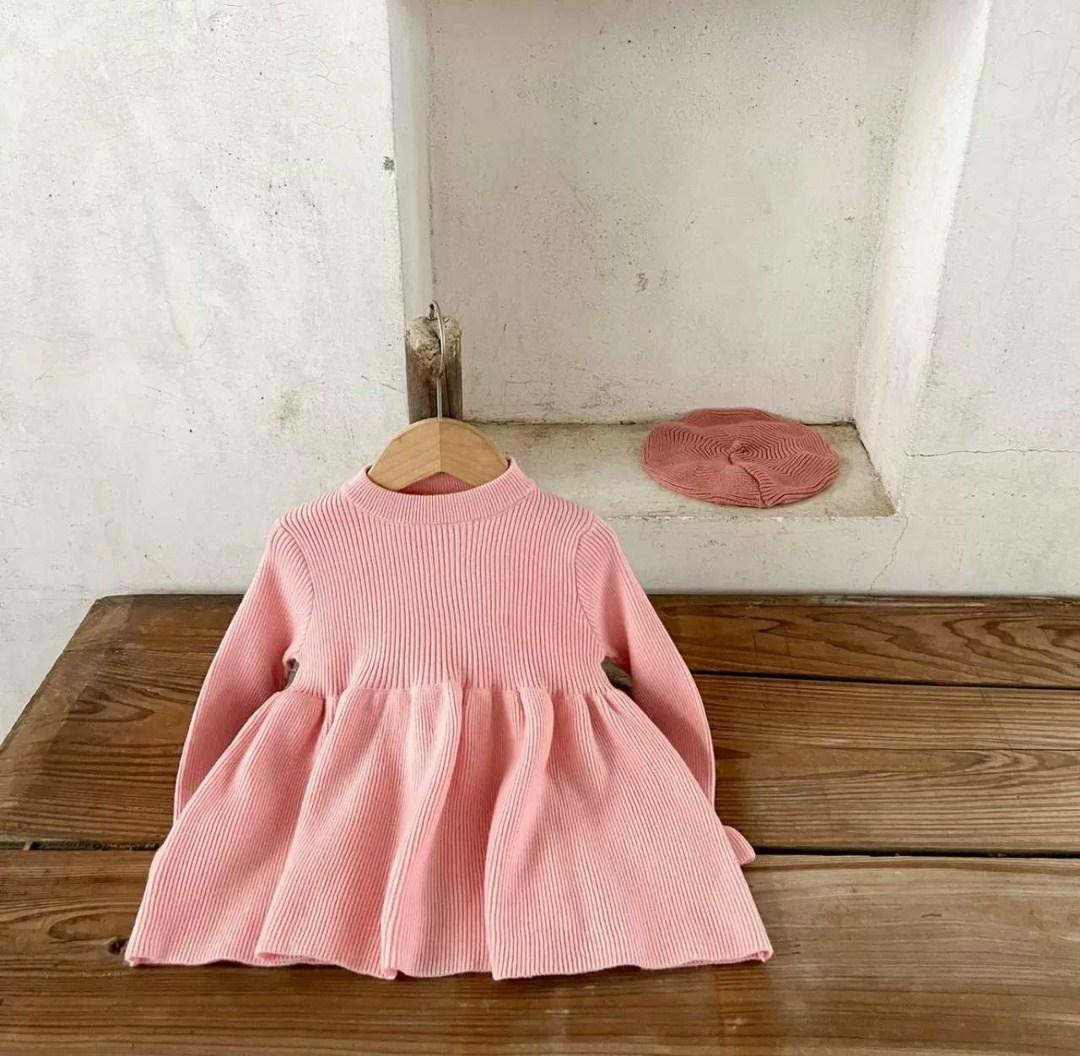 платье с длинными рукавами для маленьких девочек,детское платье для девочки трикотажное,платье для девочки теплое,трикотажное платье с длинным рукавом для девочки,платье с длинным рукавом детское