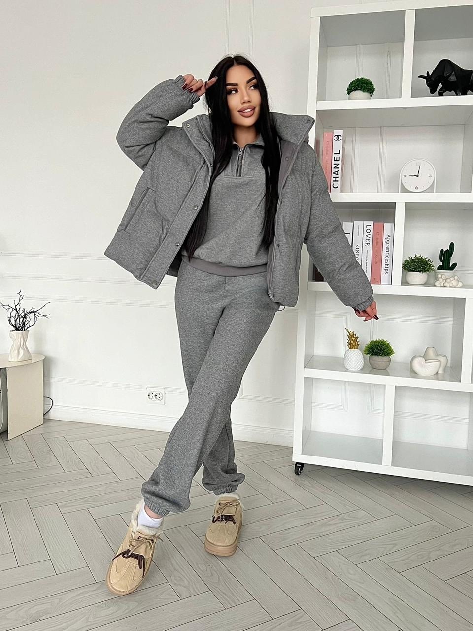женский спортивный костюм на флисе,костюм женский спортивный толстовка и штаны арт. 1445324,костюм на флисе,спортивный костюм женский,костюм флис женский