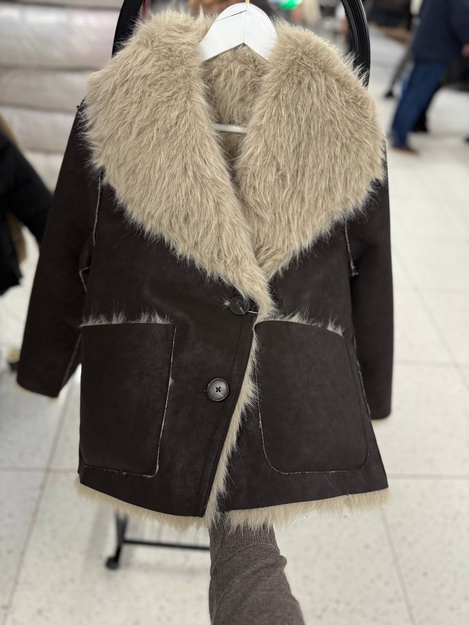 дубленка овчина мериновая авиатор,женская дубленка,дублёнка авиатор,тиградо авиатор дубленка,зимняя дубленка