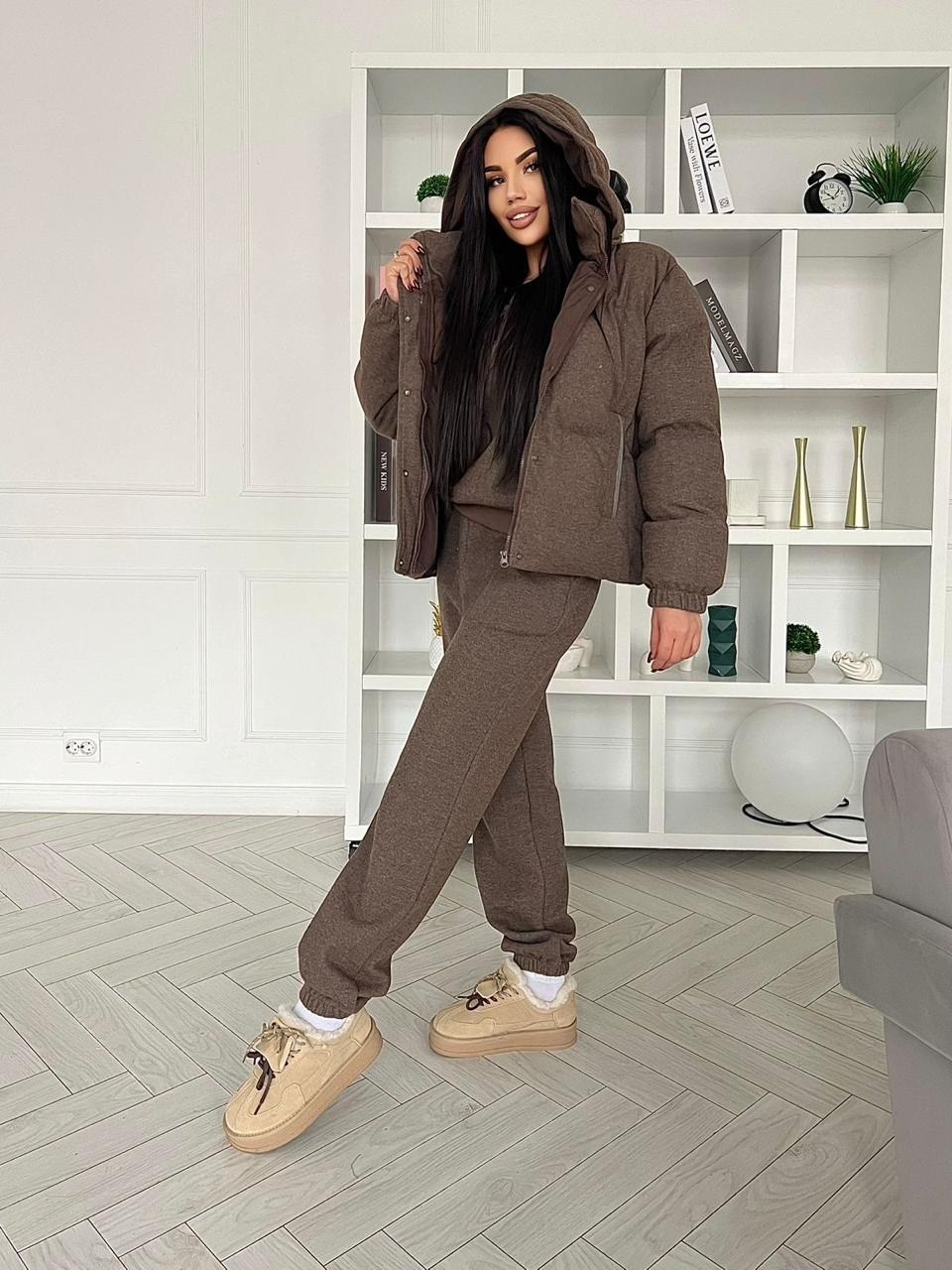 женский спортивный костюм на флисе,костюм женский спортивный толстовка и штаны арт. 1445324,костюм на флисе,спортивный костюм женский,костюм флис женский